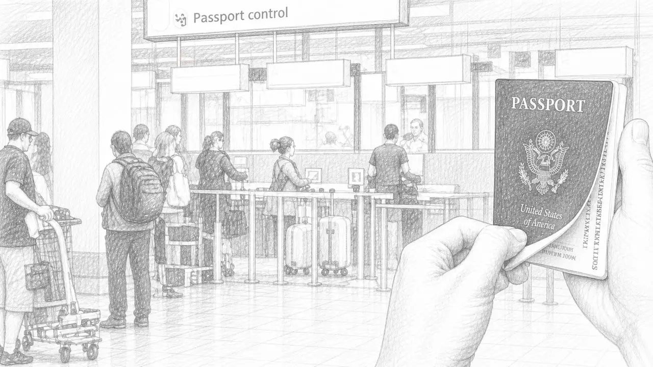 Viajantes em um portão de embarque do aeroporto